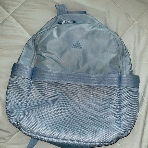 Baby blue Adidas Laptop Backpack - Picture 1 of 3